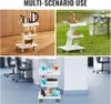 Laboratoriumwagen, 3-laags, mobiele wagen met wielen, Productafbeelding-voorbeeld 6