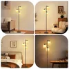 ZMH Stehlampe Wohnzimmer Stehleuchte Stoff Standlampe 3 Produktbild-Vorschau 7