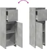 vidaXL Koupelnová skříňka Concrete Grey 30x30x95 cm Dřevěný Náhled obrázku produktu 7