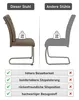 Hela Tische, 2er Set Freischwinger Stuhl PAULA - Mikrofaser Produktbild-Vorschau 4