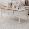 Calicosy - Tavolino 2 cassetti L100 cm - Decorazione bianco Anteprima dell’immagine prodotto 12