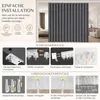 Tenda extra larga, divisorio opaco con binario, tende, Anteprima dell’immagine prodotto 8