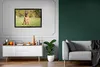 MuchoWow® Gerahmtes Poster Deutscher Schäferhund sitzt in Produktbild-Vorschau 5