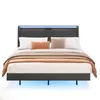 BEALIFE Polsterbett 160x200 cm mit USB-Ladung, LED-Licht & Produktbild-Vorschau 3