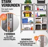 MONZANA® 2x regał do dużych obciążeń 180x90x40cm Materiał Podgląd zdjęcia produktu 4