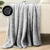 Sherpa-Decke 200×220 cm Tagesdecke, grau meliert, 250 g/m², Produktbild-Vorschau 3