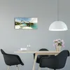 Wanduhr aus Glas – 60x30 cm - Glasbild - Glasuhr - Produktbild-Vorschau 3