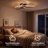 ZMH LED stropné svietidlo 30W čierne stmievateľné s Náhľad obrázku produktu 2