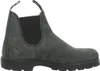 A side view of a single gray Blundstone boot. Voir les images du produit