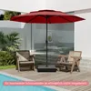 Parasol COSTWAY résistant au vent, parasol de jardin 300 cm Voir les images du produit 2