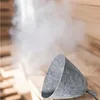 Saunahut Aus Filz - Saunakappe Grau - Unisex - 100% Wolle - Produktbild-Vorschau 5