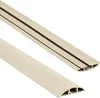 QUEST Káblové lišty z PVC - 200 cm, polkruhové, béžové, Náhľad obrázku produktu 2
