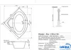 CARIBIA ECK Badewanne RIO 130x130 Wasserfall Armaturset, Produktbild-Vorschau 5