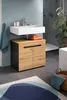 Mobiletto da bagno Canu in grigio basalto e Artisan 63 x 55 Anteprima dell’immagine prodotto 4