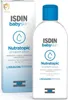 A product shot of ISDIN baby skin emollient lotion and its packaging. Produktbild-Vorschau