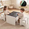 COSTWAY Tavolo multifunzione 6 in 1 per bambini, set tavolo Anteprima dell’immagine prodotto 7
