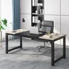 A modern office desk setup with a laptop, lamp, and chair. Anteprima dell’immagine prodotto