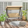 Outsunny Hollywoodschaukel 3-Sitzer Schaukelbank mit Produktbild-Vorschau 2