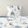 BIERBAUM Bettwäsche Seersucker blau 135x200cm, mit 1 Kissen Produktbild-Vorschau 6