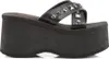 FUNN-29 Damen Slipper von DemoniaCult, Schwarz EU 38, US 8 Produktbild-Vorschau 5