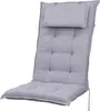 A light gray chair cushion with a headrest, shown from the front against a white background. Produktbild-Vorschau