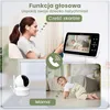 Saaf Niania Elektroniczna Kamera 5” PTZ Widzenie Nocne Podgląd zdjęcia produktu 5