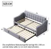 Flieks Tagesbett Schlafsofa 90x200cm mit Ausziehbett, Produktbild-Vorschau 7