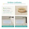 EMKE umywalka nablatowa okrągła 400x400x120mm wykonana z Podgląd zdjęcia produktu 7