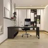 HJH OFFICE Kancelářská otočná židle ARIA HIGH 621100 černá Náhled obrázku produktu 4