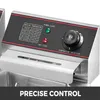 Elektrická fritéza se dvěma nádržemi, nastavitelná regulace Náhled obrázku produktu 4