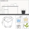 LECHUZA Pot de fleurs QUADRO Premium LS 35 Noir brillant | Voir les images du produit 13