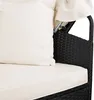 CASARIA® Sonneninsel Lounge Set ø226cm Polyrattan Faltbares Produktbild-Vorschau 5