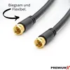 PremiumX 30m SAT TV Antennenkabel F-Anschlusskabel mit Produktbild-Vorschau 3