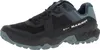 A side view of a black and gray hiking shoe with blue accents. Anteprima dell’immagine prodotto