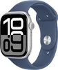 Apple Watch Series 10 46 mm Silbernes Sportarmband S/M Produktbild-Vorschau 1