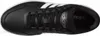 A top-down view of a black Adidas sneaker with white stripes. Produktbild-Vorschau