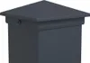 Satz von 2 Alu Pfosten H.166cm EIFEL 10X10 - Anthrazitgrau Produktbild-Vorschau 2