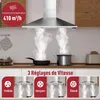 LEVIVO A+++ Hotte aspirante 90 cm à recyclage d'air & Voir les images du produit 2