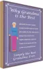 vianmo Holzschild 18x12 cm why Grandma is the best Oma Opa Produktbild-Vorschau 1