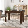 vidaXL Esstisch Räuchereiche 120x60x76 cm Holzwerkstoff Produktbild-Vorschau 2