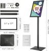 Stojak na szyld SucceBuy, 27,9 x 43,2 cm, regulowany stojak Podgląd zdjęcia produktu 8