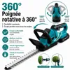 AJIEQAQ Taille-haie sans fil 21V, Moteur Brushless 1000W, Voir les images du produit 5