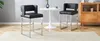 Lot de 2 tabourets de bar, style nordique, carrés, Voir les images du produit 3