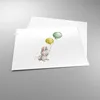 Poster - Poster ohne Rahmen - Häschen Luftballons Kinder - Produktbild-Vorschau 3