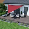 Sonnensegel 5x5x5m dreieckig weinrot Polyester Produktbild-Vorschau 1