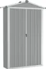 vidaXL Záhradný prístrešok šedý 116x45x175 cm Pozinkovaná Náhľad obrázku produktu 1