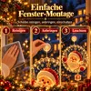 Weihnachtsdeko, LED Weihnachts Fensterbeleuchtung mit Produktbild-Vorschau 5