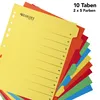 Register voor A4-formaat, kartonnen omslag, met 10 Productafbeelding-voorbeeld 7