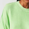 ASKSA Damen Pullover Langarm Rundhals Strickpullover Produktbild-Vorschau 3