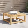 Tavolo da giardino 63x63x30 cm in legno massiccio di acacia Anteprima dell’immagine prodotto 2